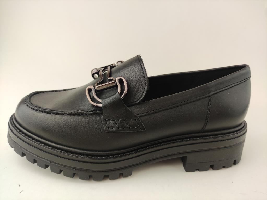 KAMMI mocassino nero – Nina Scarpe e Borse